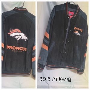 Genuine NFL 100% Leather Denver Broncos Coat